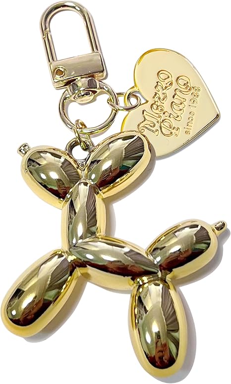 Jelly Balloon Dog Design Keychain for Women, Cute Girls Key Chain, Bag Charms Accessories for Car Purse Backpack