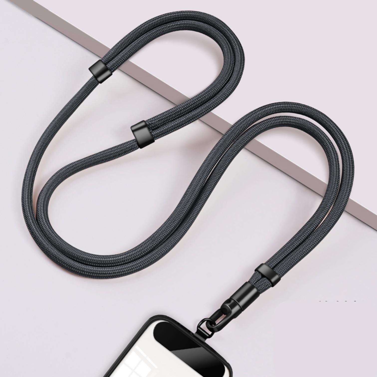 Phone Lanyard 1 Pack-1× Adjustable Neck Strap,1× Phone Patches,Universal Cell Phone Multifuctional Patch Lanyards Compatible with Most Smartphones