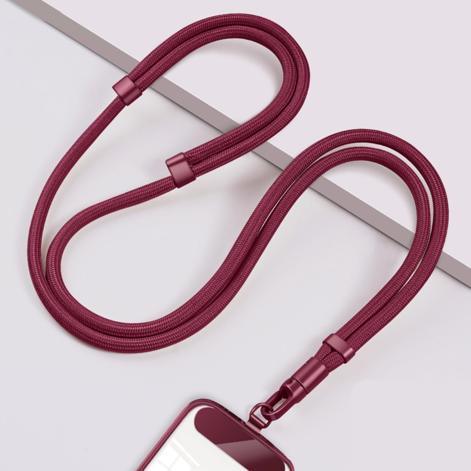 Phone Lanyard 1 Pack-1× Adjustable Neck Strap,1× Phone Patches,Universal Cell Phone Multifuctional Patch Lanyards Compatible with Most Smartphones